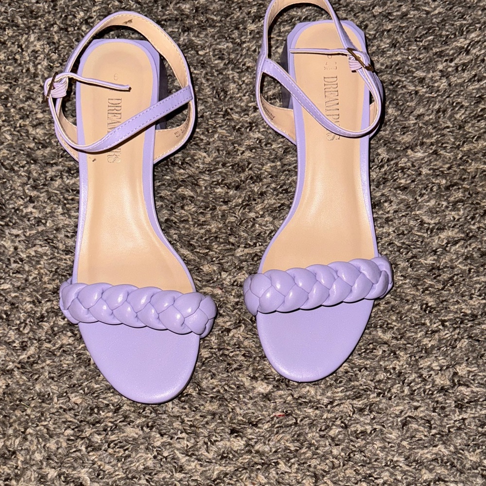 Dream Pairs Lavender Braided Sandals